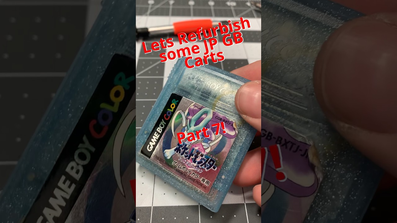 Gameboy Pokemon Cartridge Refurbish Replace Part 7 