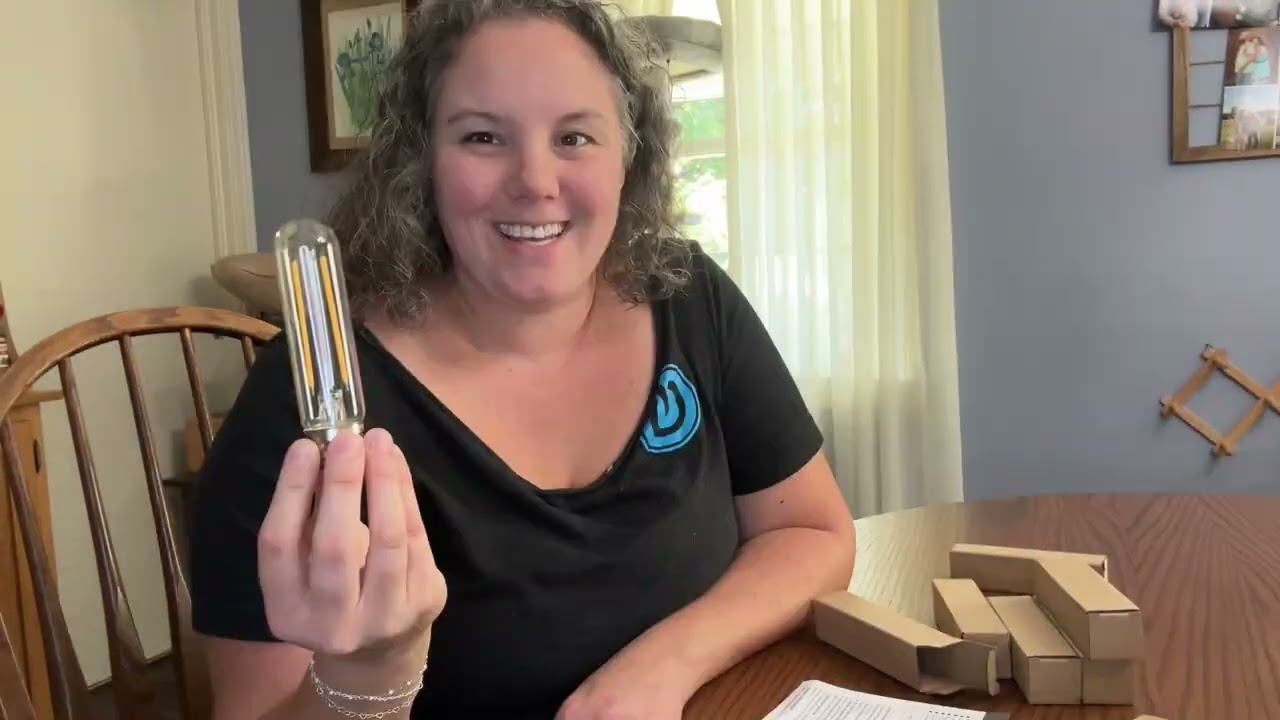 Tubular LED Edison Bulb Dimmable 2700K Warm White Review — Real Performance, No Sponsorships W7953