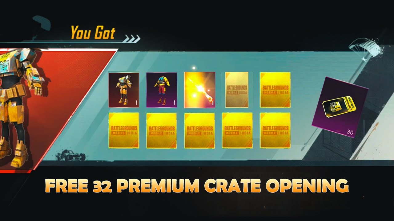 Free Premium Crate Opening BGMI | Battleground Mobile India Free Crate Opening | Budget Mecha Set