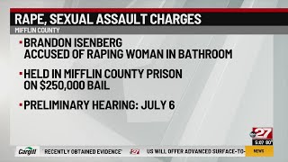 Mifflin County man arrested for rape, sexual assault