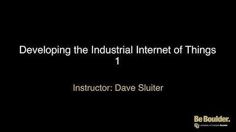Introduction to Industrial IoT Markets and Security