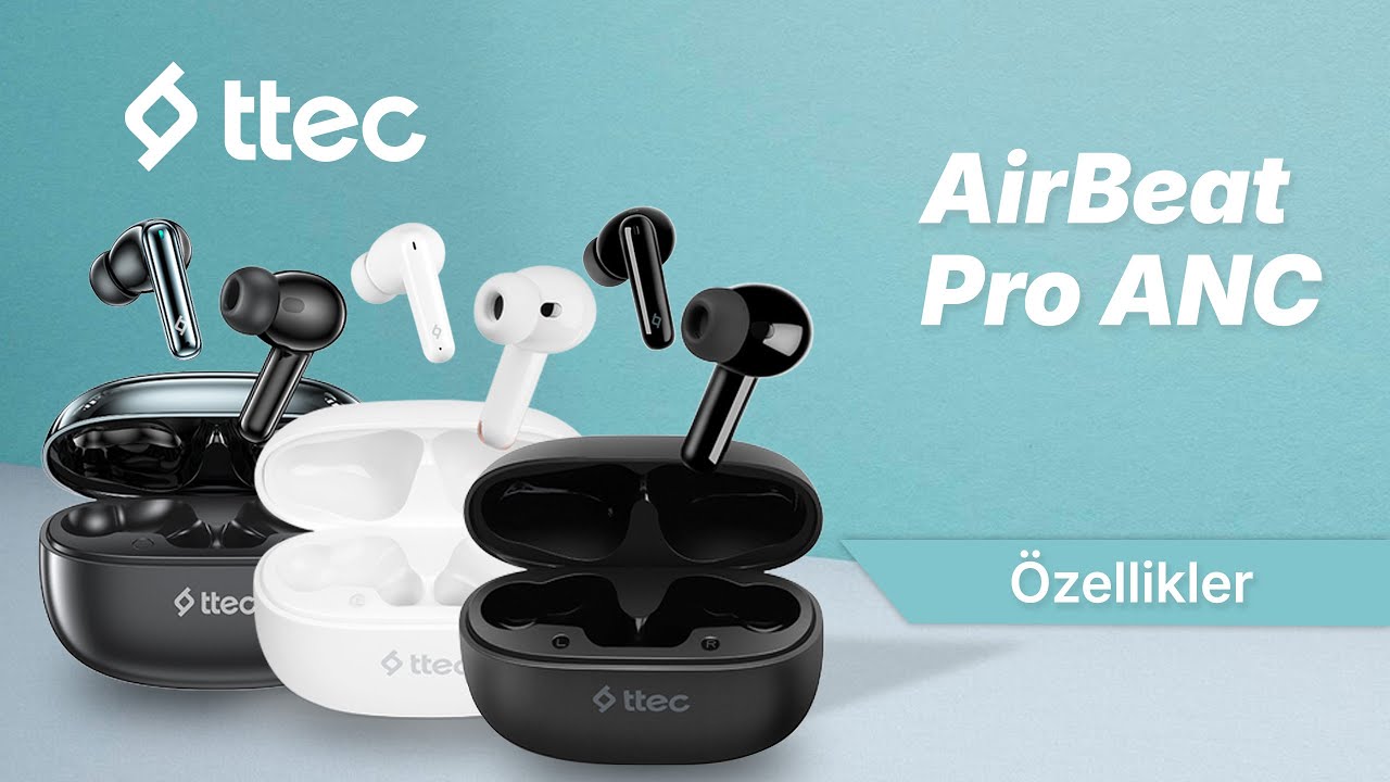 ttec AirBeat Pro Gerçek Kablosuz TWS Bluetooth Kulaklık-2KM161 ...