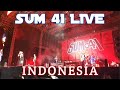 Sum 41  the hell song live tour indonesia