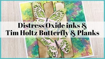 Distress Oxide ink smooching & heat embossing techniques