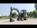 Shanding Small Wheeled Excavator SD55W