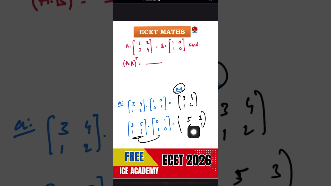 FREE ECET 2026 Maths Classes 🚀 | Score High with Smart Tricks | Q-14  Fully Explained!