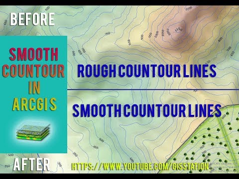 Create Smooth Contour Line in ArcGis 10.X or Pro | 100 % working Method |