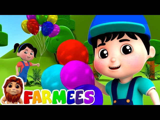 Lagu balon | Kartun pendidikan | Video untuk anak-anak | Farmees Indonesia | Bayi sajak | Prasekolah class=