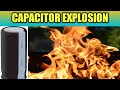 Capacitor Bomb | capacitor blast | electrical bomb capacitor | #shorts