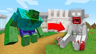 Я ПРЕВРАТИЛ МАШКУ В ЗОМБИ МУТАНТА В МАЙНКРАФТ ! Алексбой Minecraft