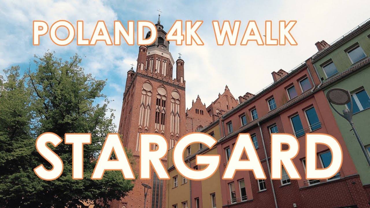 A day trip to Stargard | St. Mary's Church【4K】POLAND