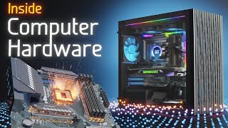 How does Computer Hardware Work  ???  3D Animated Teardown