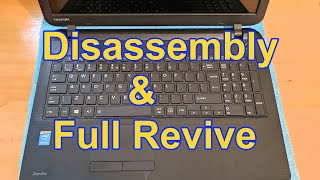 Toshiba Satellite C50 - Cleaning, Display Replace & SSD Upgrade