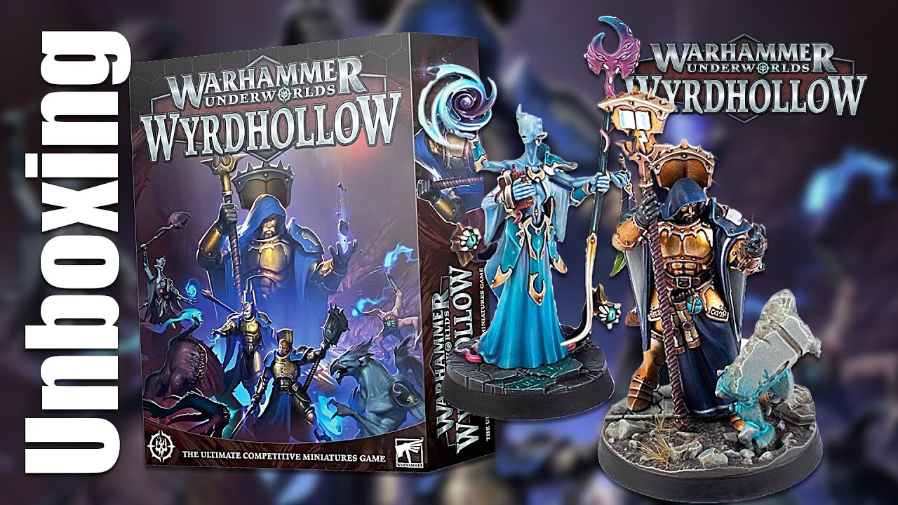 Unboxing Warhammer Underworlds: Wyrdhollow tabletop game #boardgames 
