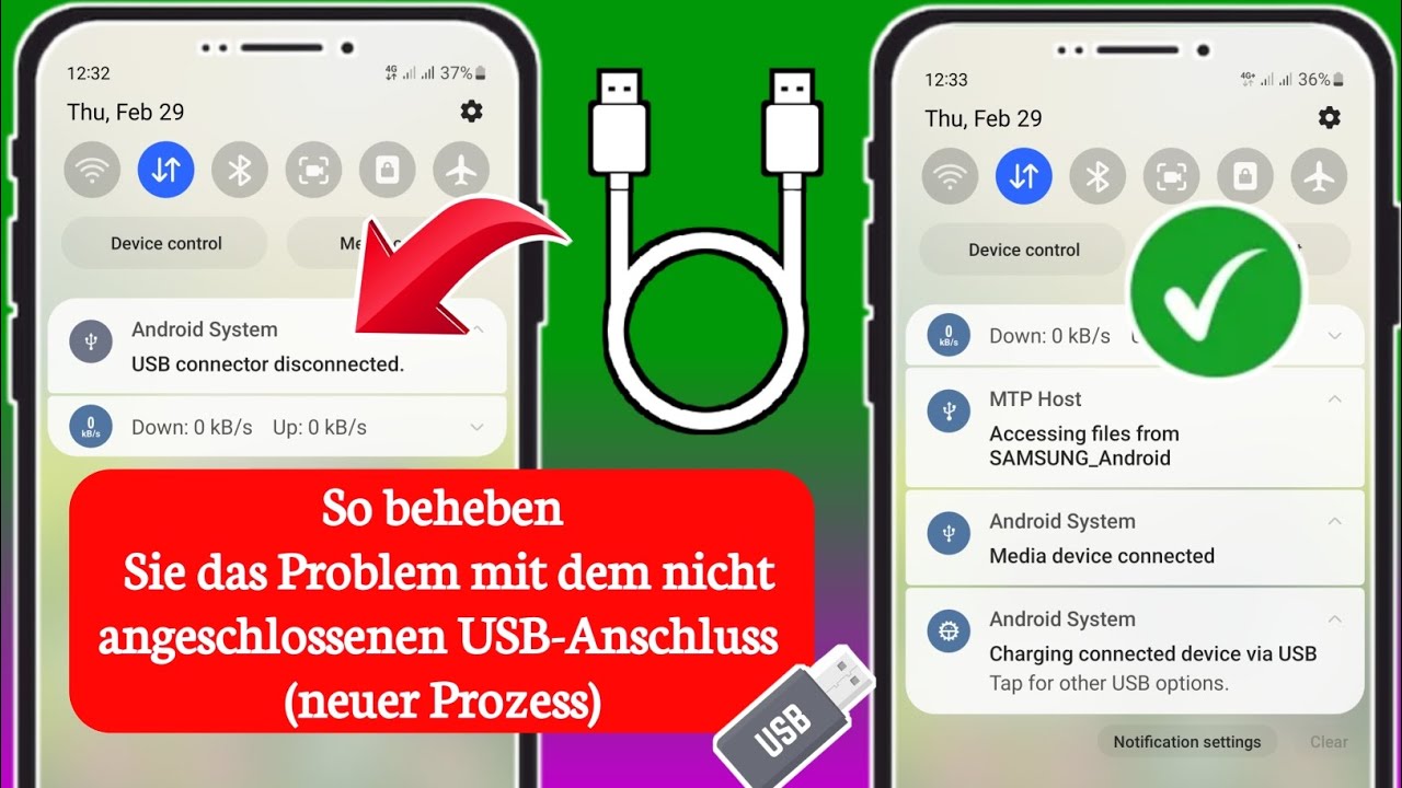 Das Samsung Nvm Express Gerät Ist Nicht Angeschlossen So beheben Sie das Problem, dass der Samsung-USB-Anschluss nicht