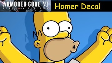 Homer Decal AC6: Tutorial