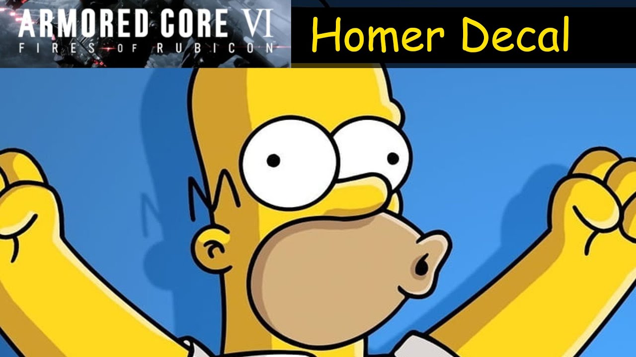 Homer Decal AC6: Tutorial