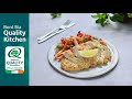 Chicken Schnitzel with Pasta and Spicy Tomato Sauce