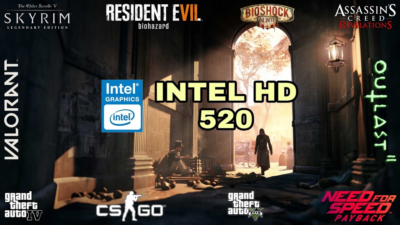 Intel HD Graphics 520 Gaming Test ! 2020