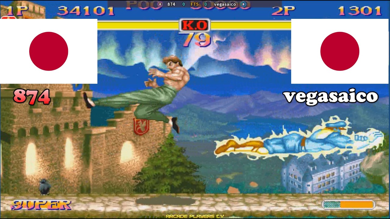スーパーストリートファイターII X ➤ 874 (Japan) vs vegasaico