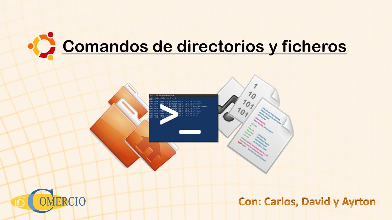 Comandos de Linux para directorios y ficheros. - YouTube