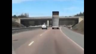 What Happens When a Raised Bed Dump Truck Meets A Bridge