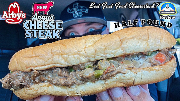 Arby's® Angus Cheesesteak Review!🧀🥩🥖 | Is This The BEST Fast Food Cheesesteak? | theendorsement