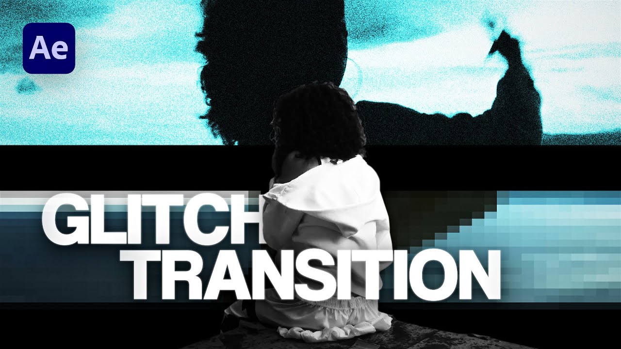 How to create GLITCH Transition in After Effects (Mask Transition ...