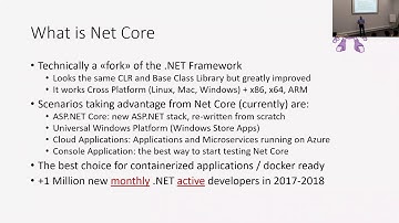 Raffaele Rialdi «Migrating server apps from the .NET Framework to.NET Core»