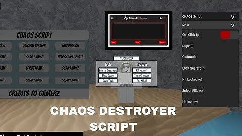 Arceus X Chaos Destroyer Script