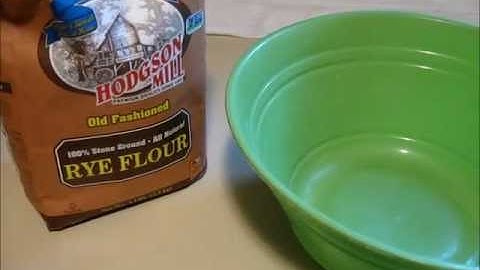 Natural Sourdough Rye Starter