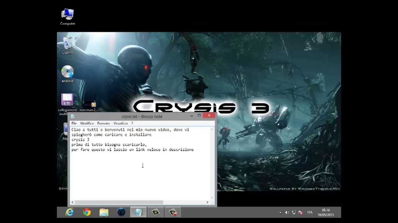 come scaricare crysis 3 pc ita