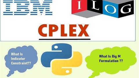 Installation of Docplex & IBM ILOG Cplex - Part 1