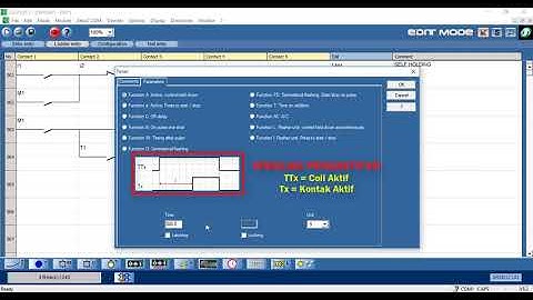 Menggunakan Fungsi Timer (Active On) pada Zelio Soft