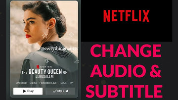 NETFLIX 🔻 HOW TO CHANGE AUDIO & SUBTITLE LANGUAGE Simple Steps | video