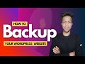 How to Backup Your WordPress Website [VERY EASY]