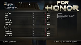 My Mouse and Keyboard Settings - For Honor