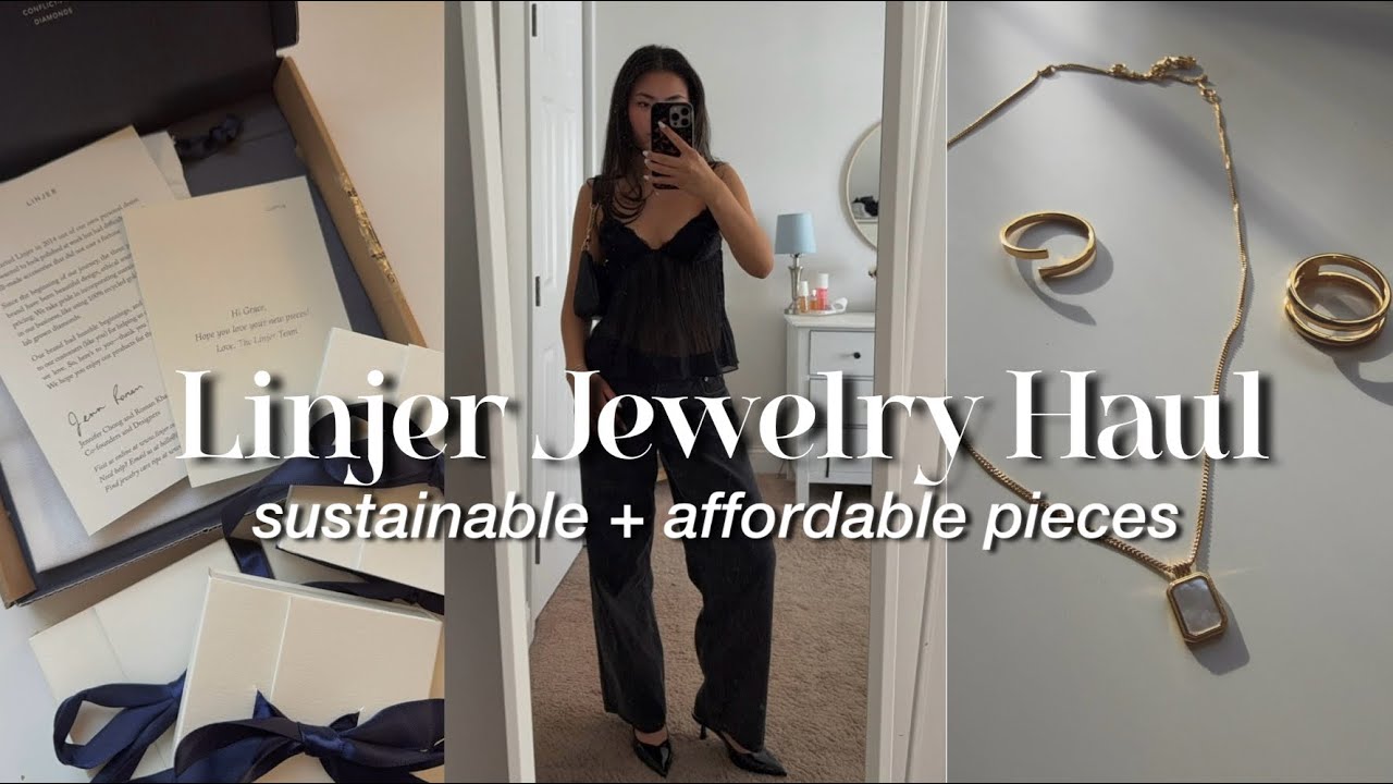LINJER Jewelry Haul | My Honest Thoughts - YouTube