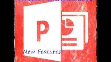 Microsoft Powerpoint 2013 New Features