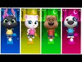 Talking Tom and friends Tom vs Angela vs Ben vs Hunk in  Tiles Hop Coffen banec  #170