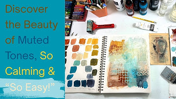 Intuïtief art journaling - Ontdek de schoonheid van gedempte kleuren in je art journal! - Zo eenv...