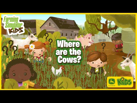 The Cows On The Farm Go Missing! | Farming Simulator Kids | John Deere Kids