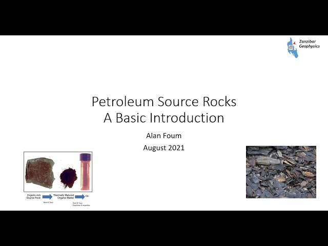 Petroleum Source Rocks A Basic Introduction 