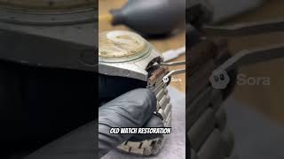 Old watch restoration #satisfying