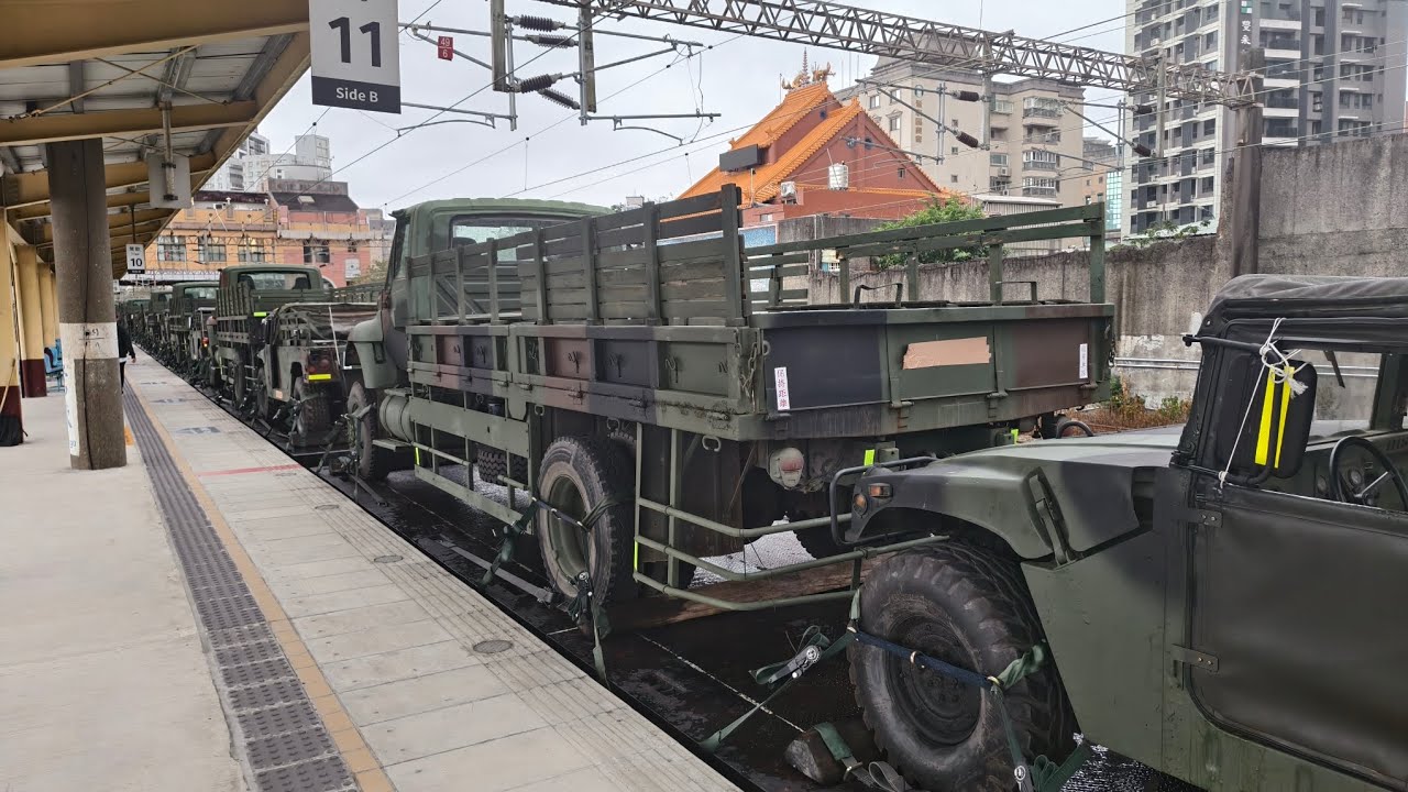 2026.1.27 台鐵鶯歌站 7501次長編軍列 調車紀錄