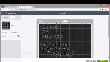 Cricut - reposition moving items on you mat once you click make it
