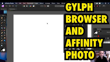 Affinity Photo Tutorial : How to use Glyph Browser and Designs