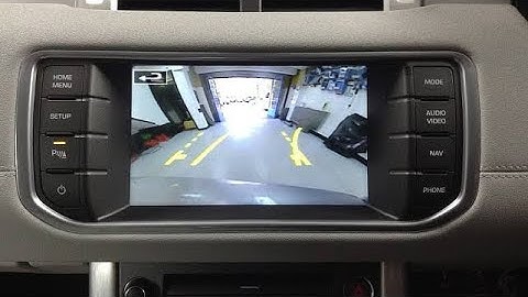How to replace your Reverse camera Range Rover Evoque