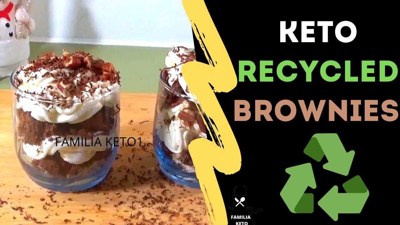 ✨BROWNIES RECICLADO KETO♻️BROWNIE SNACKS🤎familia keto1