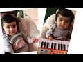 Cutest baby dancing moments || 8 months old baby playing music and singing ||